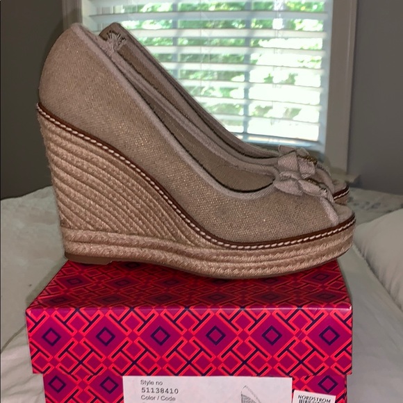 Tory Burch Espadrille Wedges - Picture 2 of 8